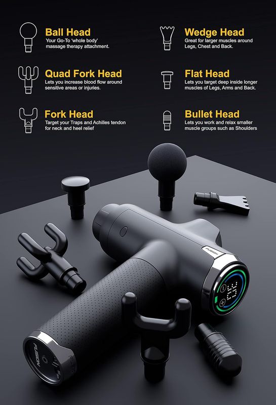 Deep Tissue Massage Gun, Athlete Build